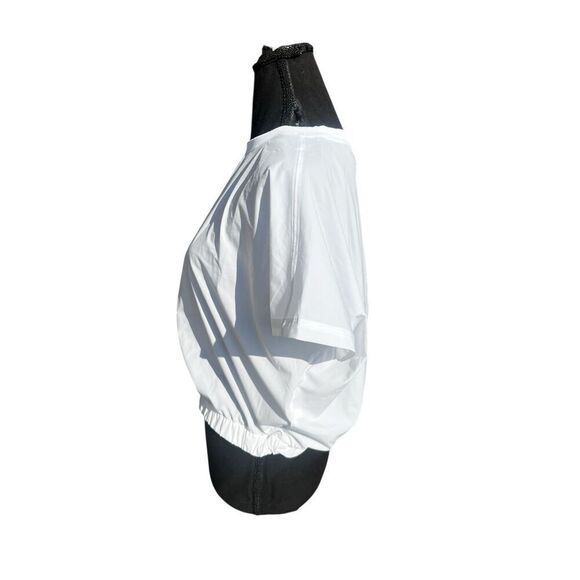 Travis Mathew Women's Silver Spray Tech Woven Top White NWT XL golf tennis - Picture 2 of 5